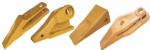Bucket teeth and adapters for JCB
