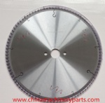 TCT saw blade for aluminum brass pvc wood